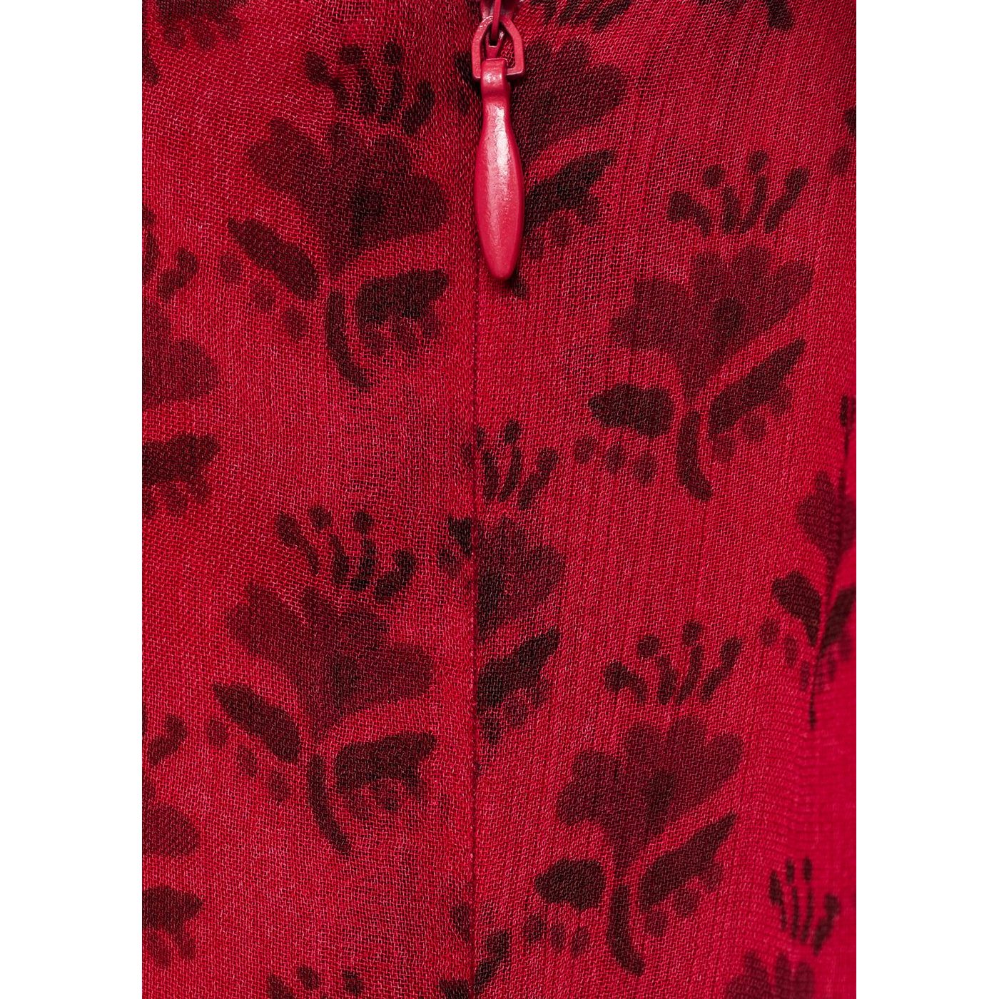 Robe Gaze À Imprimé Floral