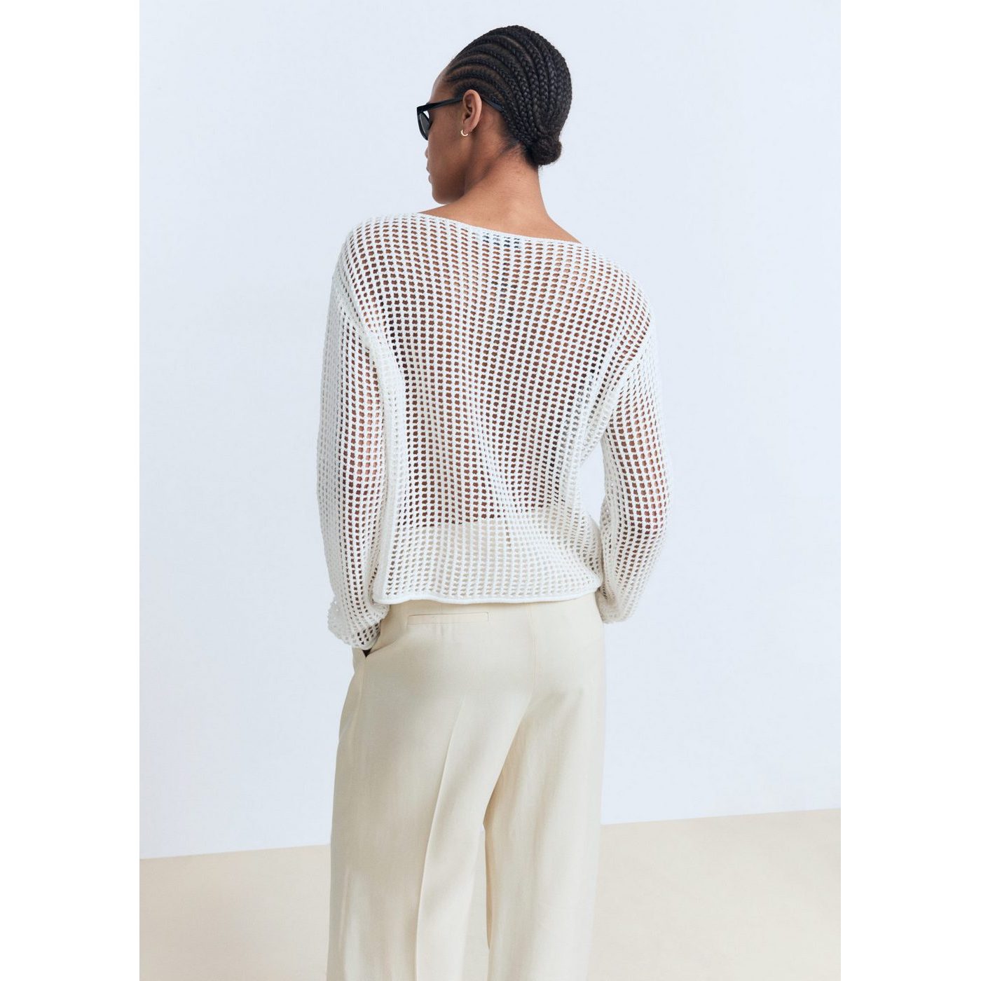 Pull Crochet Manches Longues