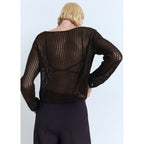Pull Crochet Manches Longues