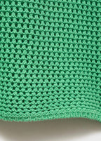 Robe Longue En Crochet Bicolore