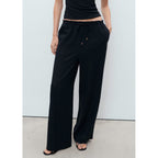 Pantalon Lin Taille Élastique