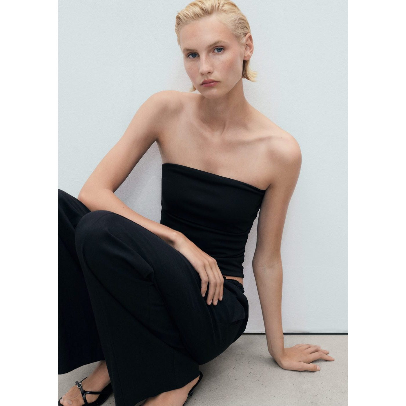 Pantalon Lin Taille Élastique