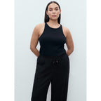 Pantalon Lin Taille Élastique