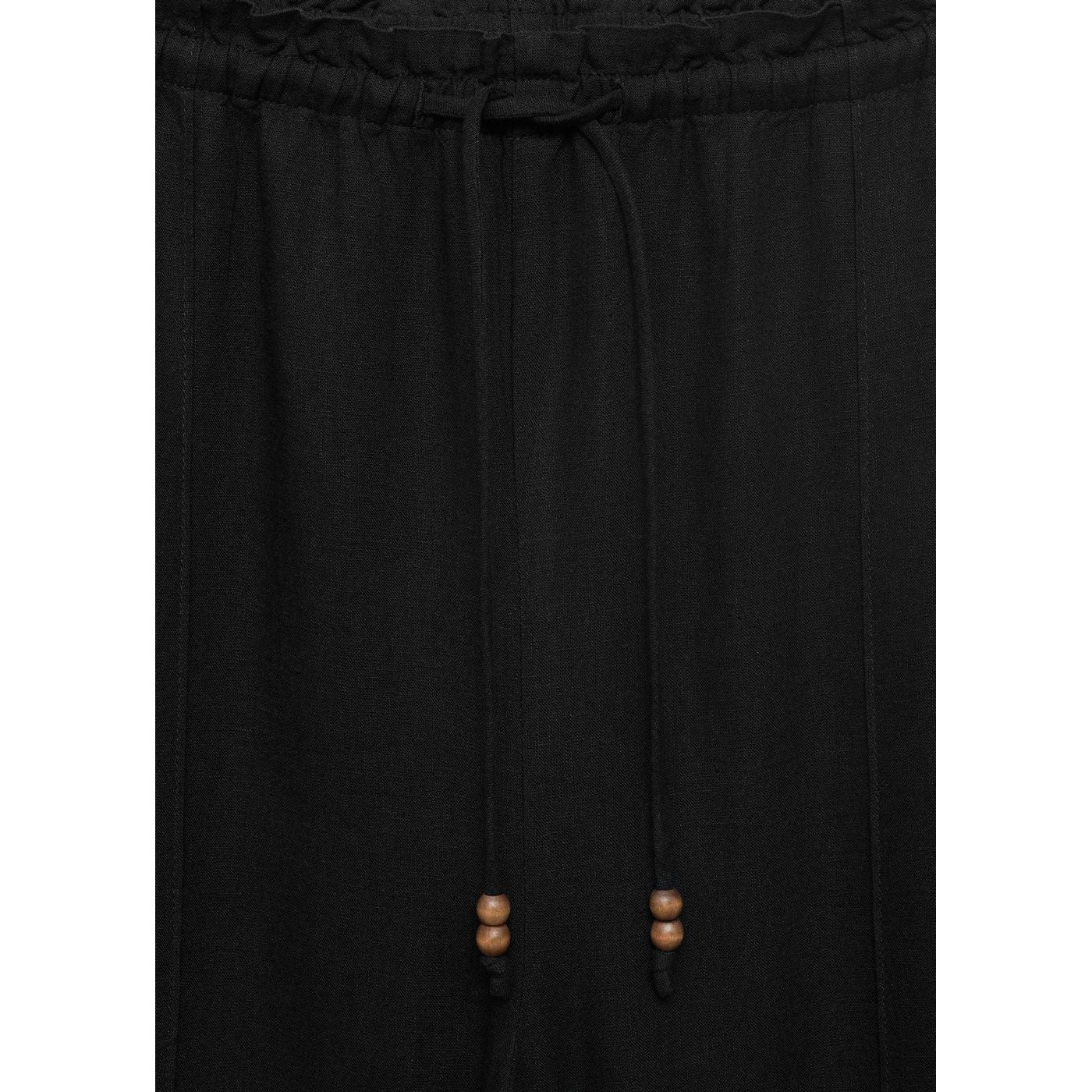 Pantalon Lin Taille Élastique