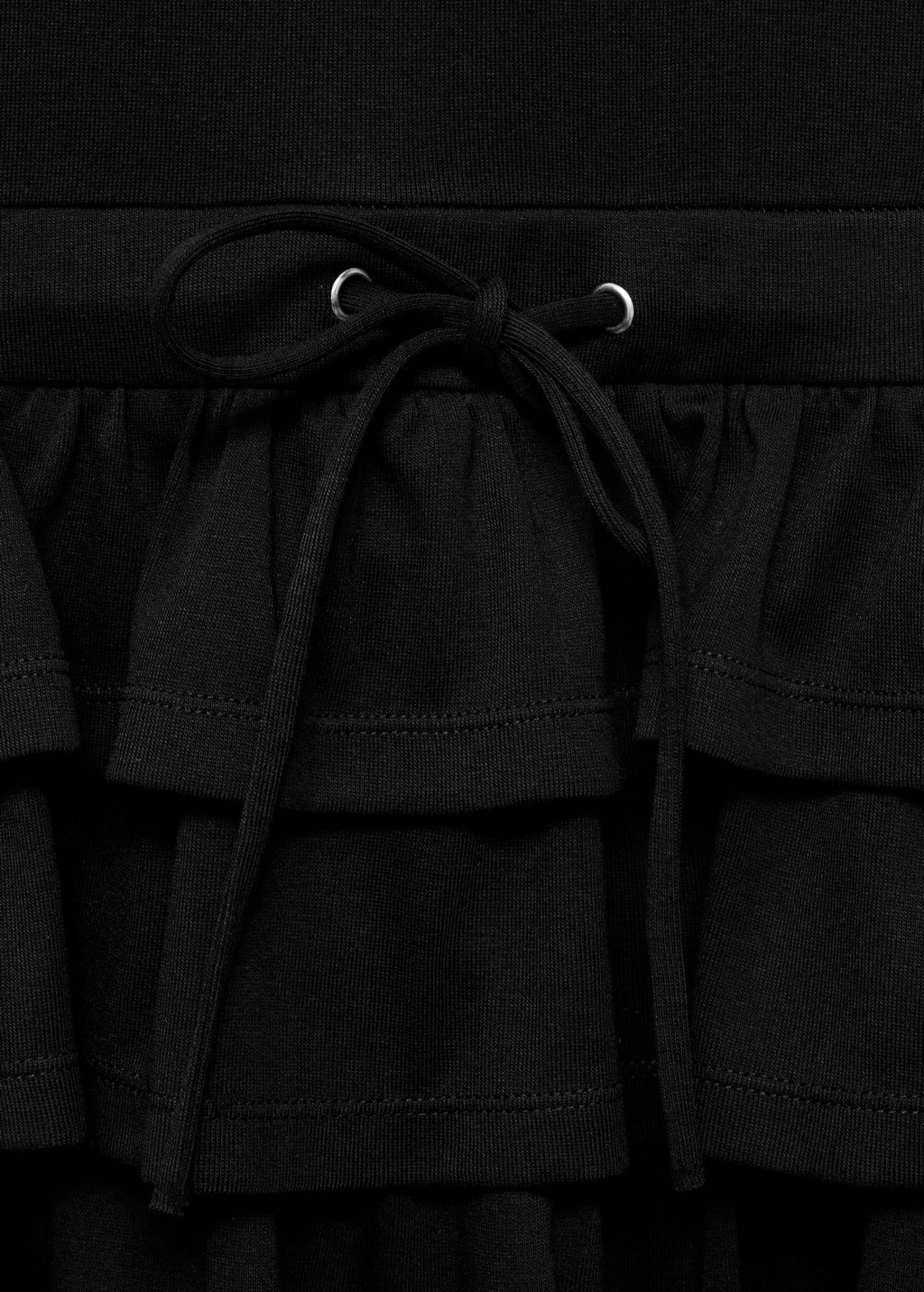 Robe À Emmanchures Américaines À Volants