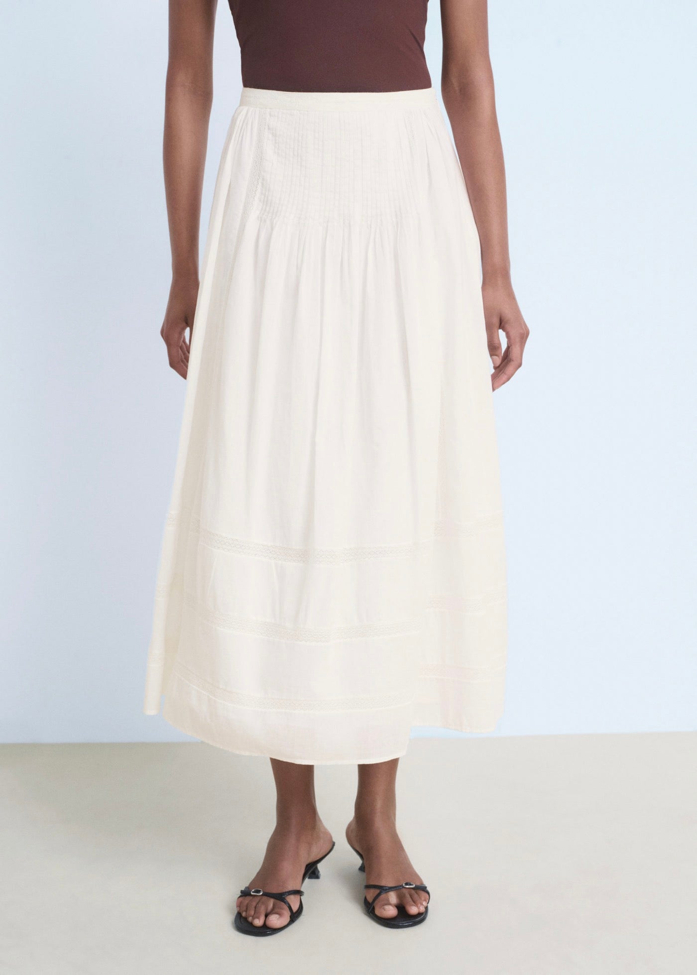 Jupe Coton Dentelle