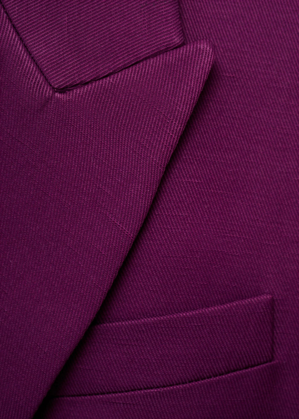 Blazer Costume Croisé Lin Mélangé
