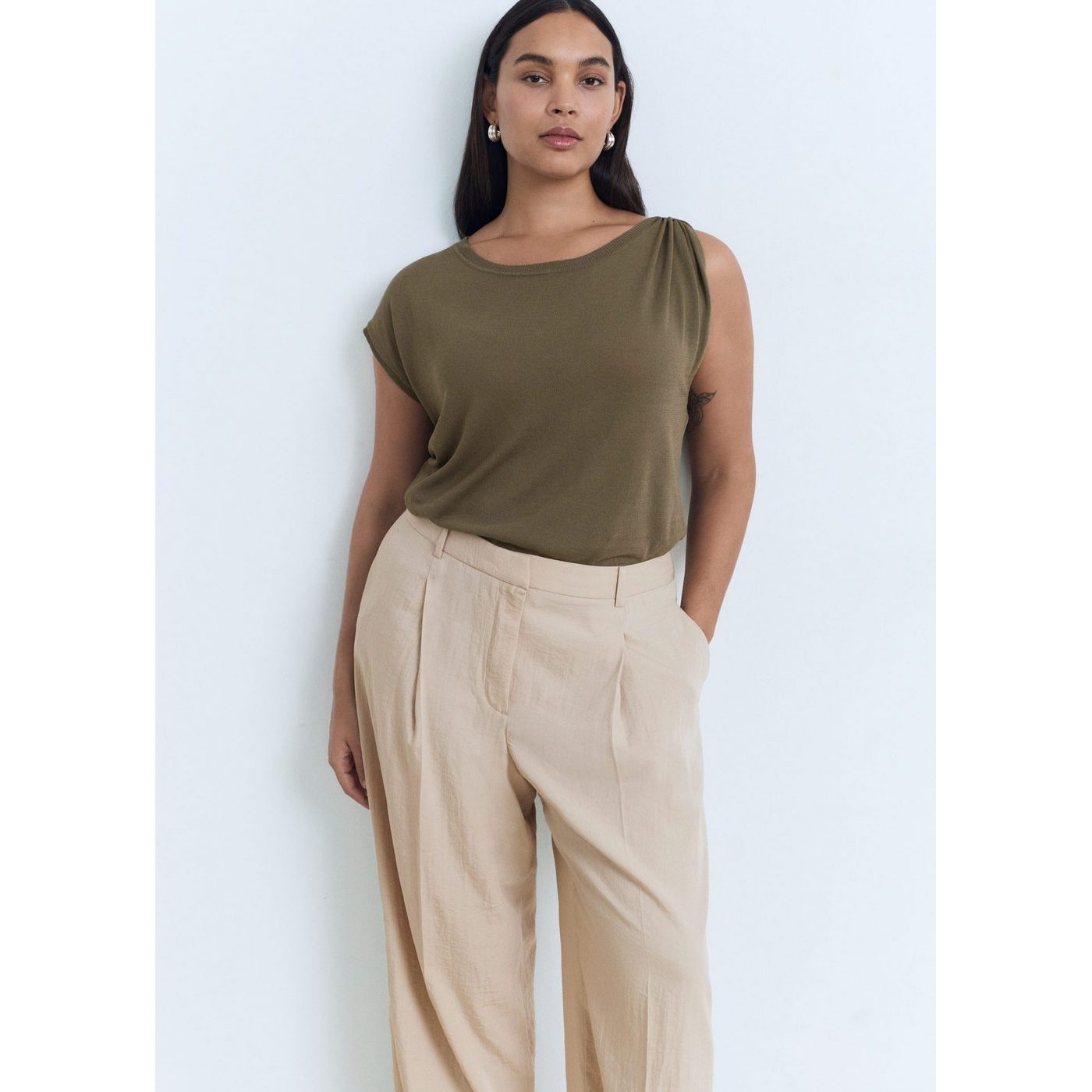 Pantalon Wideleg Pinces