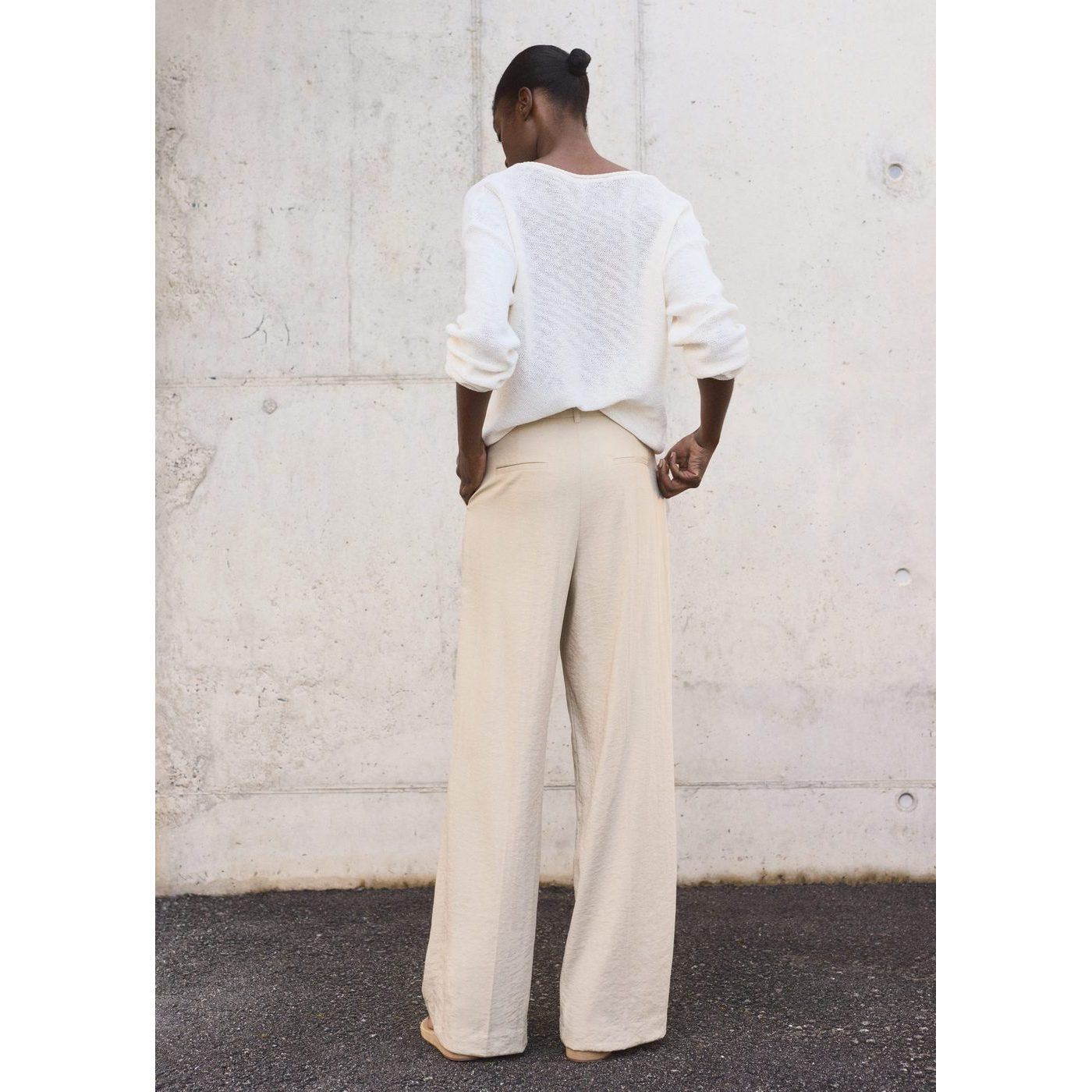 Pantalon Wideleg Pinces