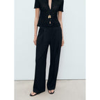 Pantalon Wideleg Pinces
