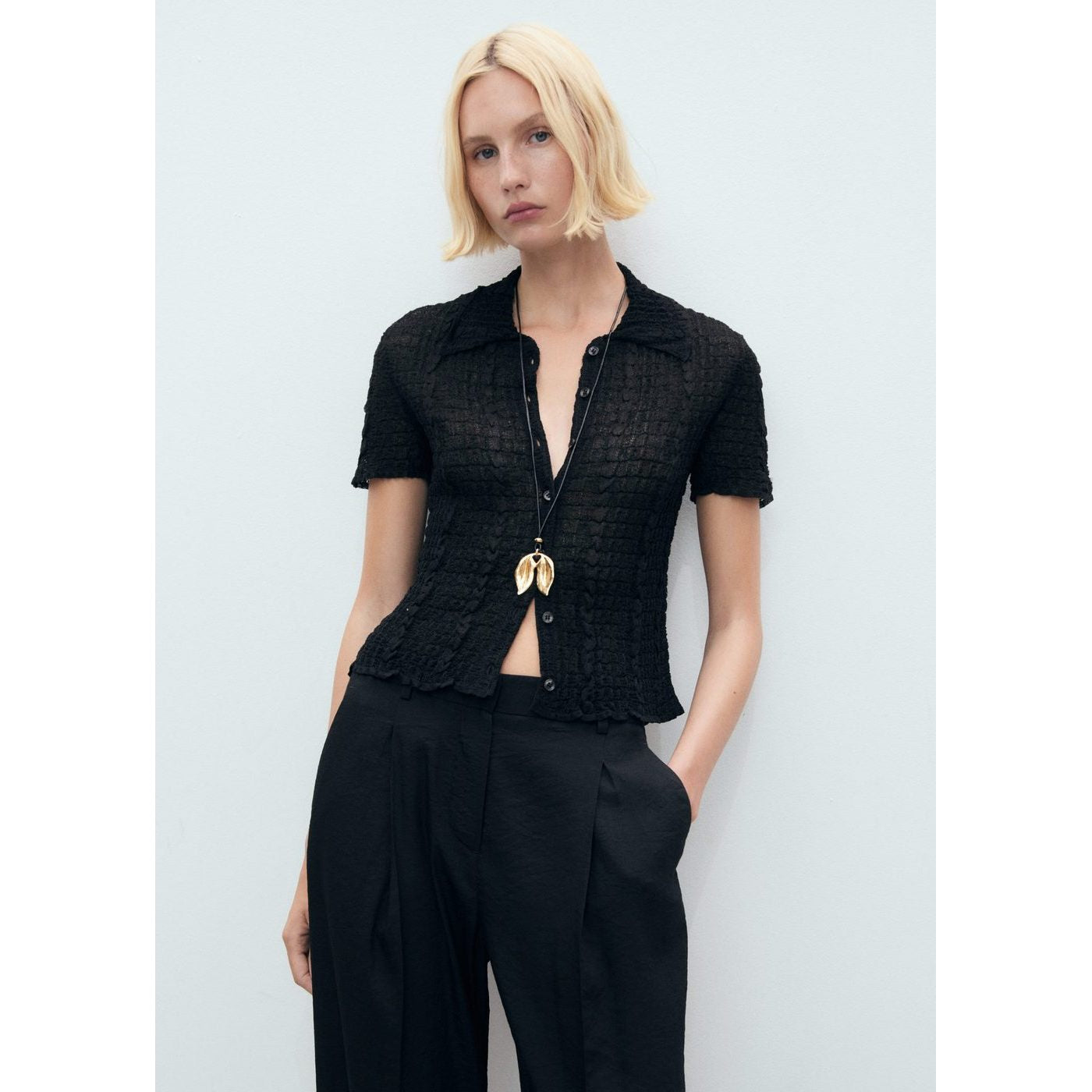 Pantalon Wideleg Pinces