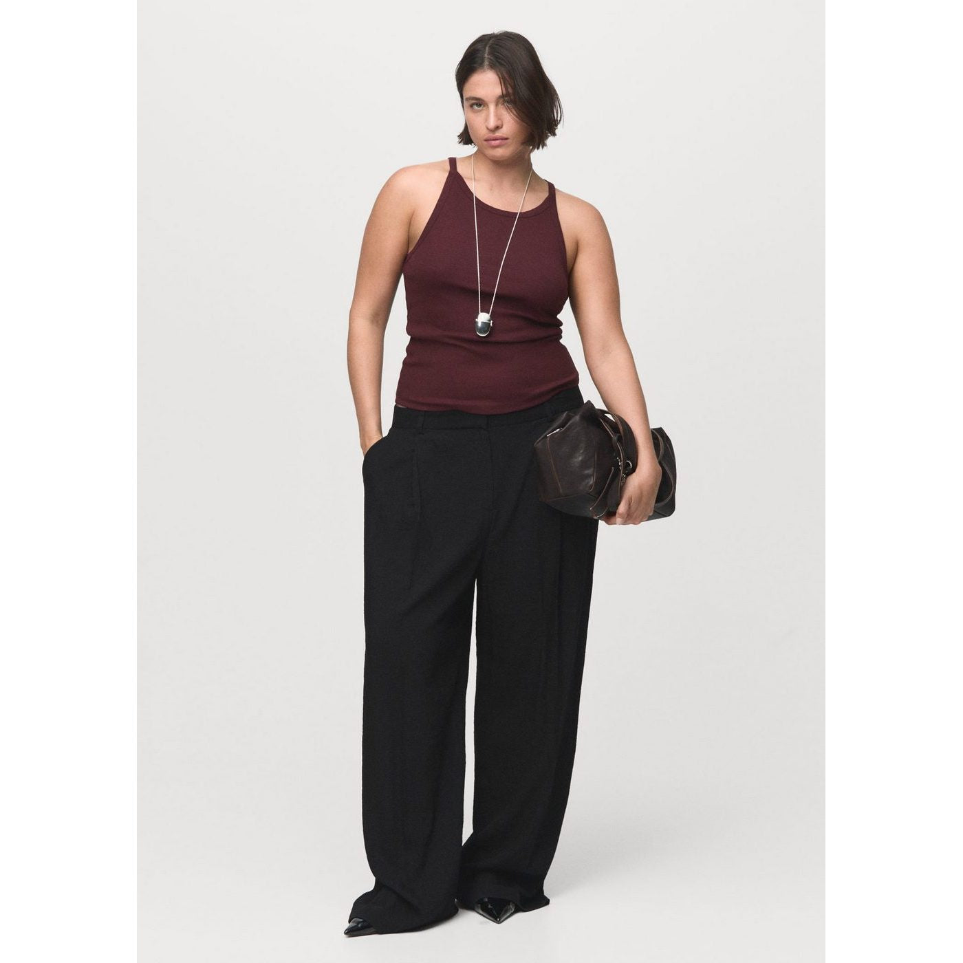Pantalon Wideleg Pinces