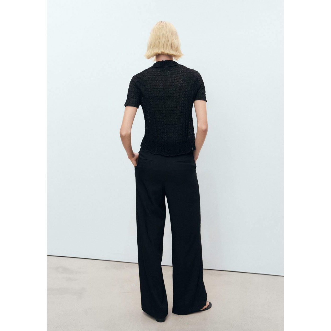 Pantalon Wideleg Pinces