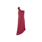 Robe Satinée Asymétrique