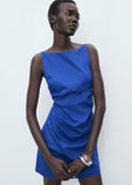Robe En Lin Drapé