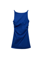 Robe En Lin Drapé