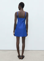 Robe En Lin Drapé