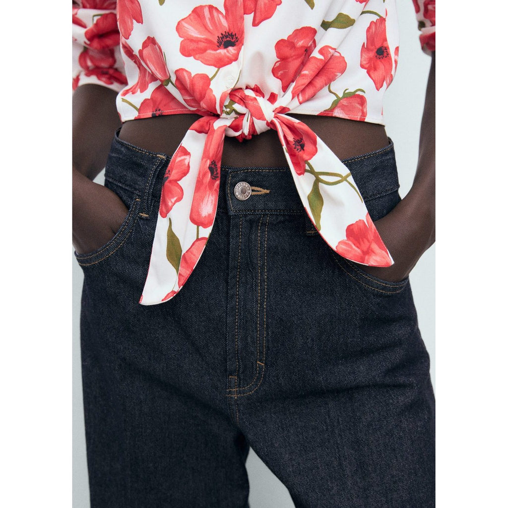 Chemise Popeline Imprimé À Fleurs