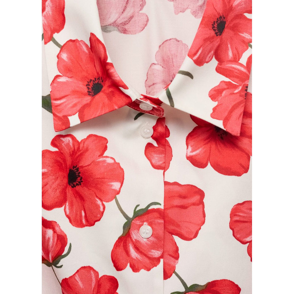 Chemise Popeline Imprimé À Fleurs