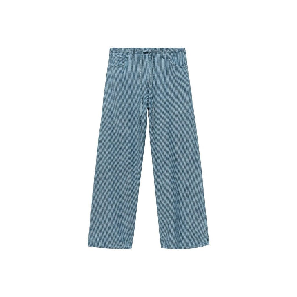 Pantalón Denim Wide Leg Cinturón