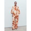 Chemise Palmier Manches Trois Quarts