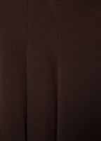 Robe Plissée Et Évasée