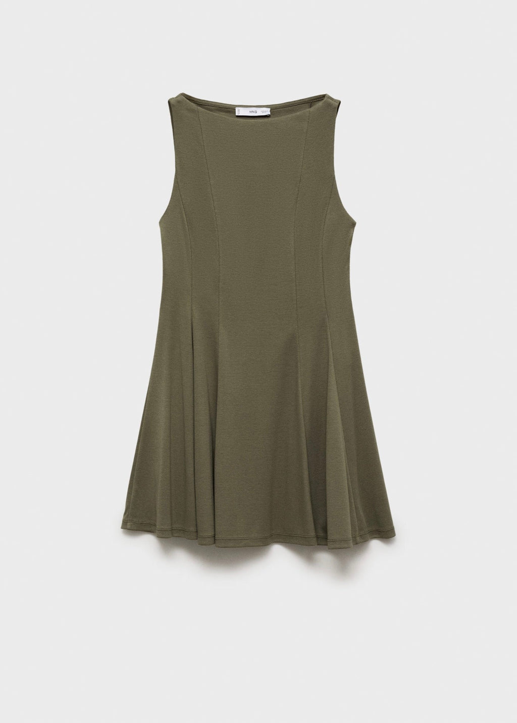 Robe Plissée Et Évasée