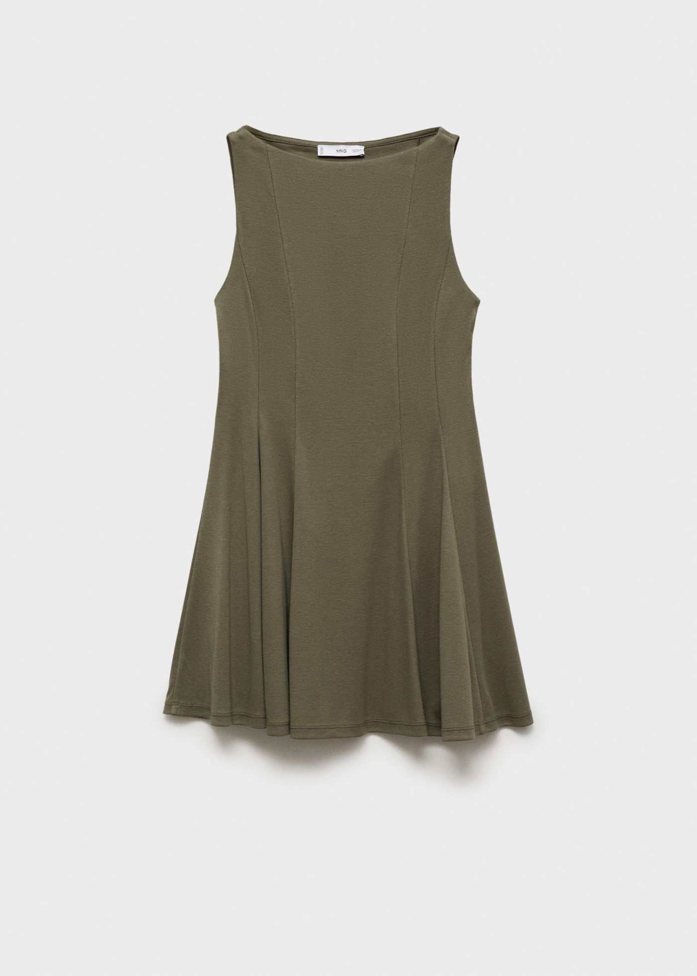 Robe Plissée Et Évasée