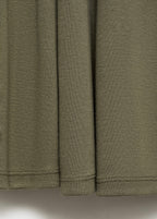 Robe Plissée Et Évasée