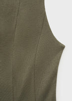Robe Plissée Et Évasée