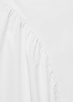 Jupe Midi Coton À Fronces