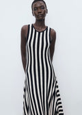 Robe En Maille Bas Asymétrique