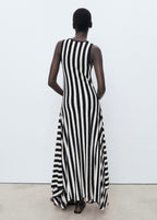 Robe En Maille Bas Asymétrique