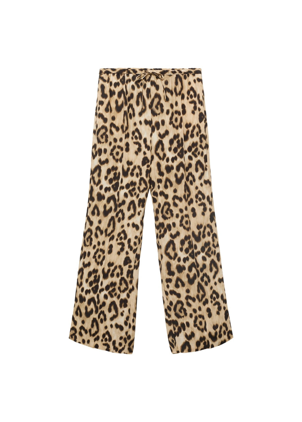Pantalon Droit Léopard