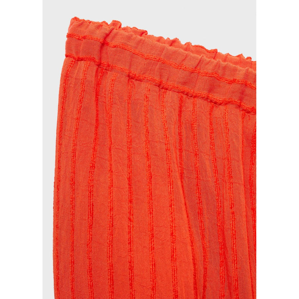 Pantalon Droit Effet Froissé