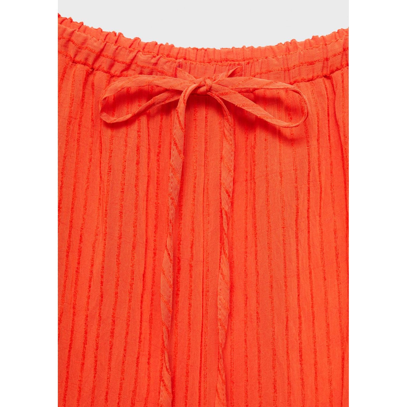 Pantalon Droit Effet Froissé