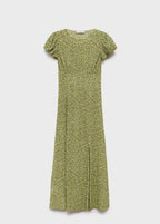 Robe Imprimée Fente Latérale