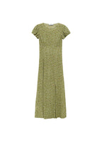 Robe Imprimée Fente Latérale