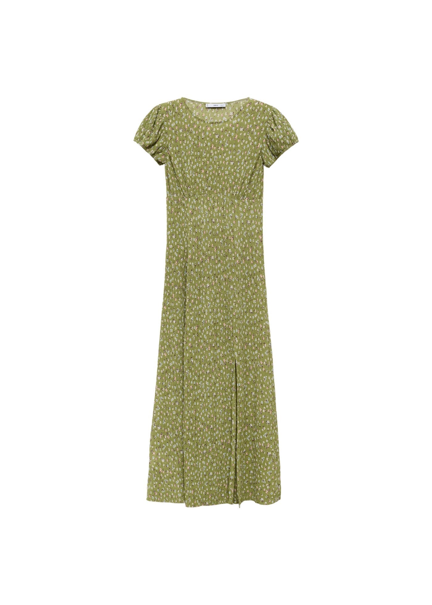 Robe Imprimée Fente Latérale
