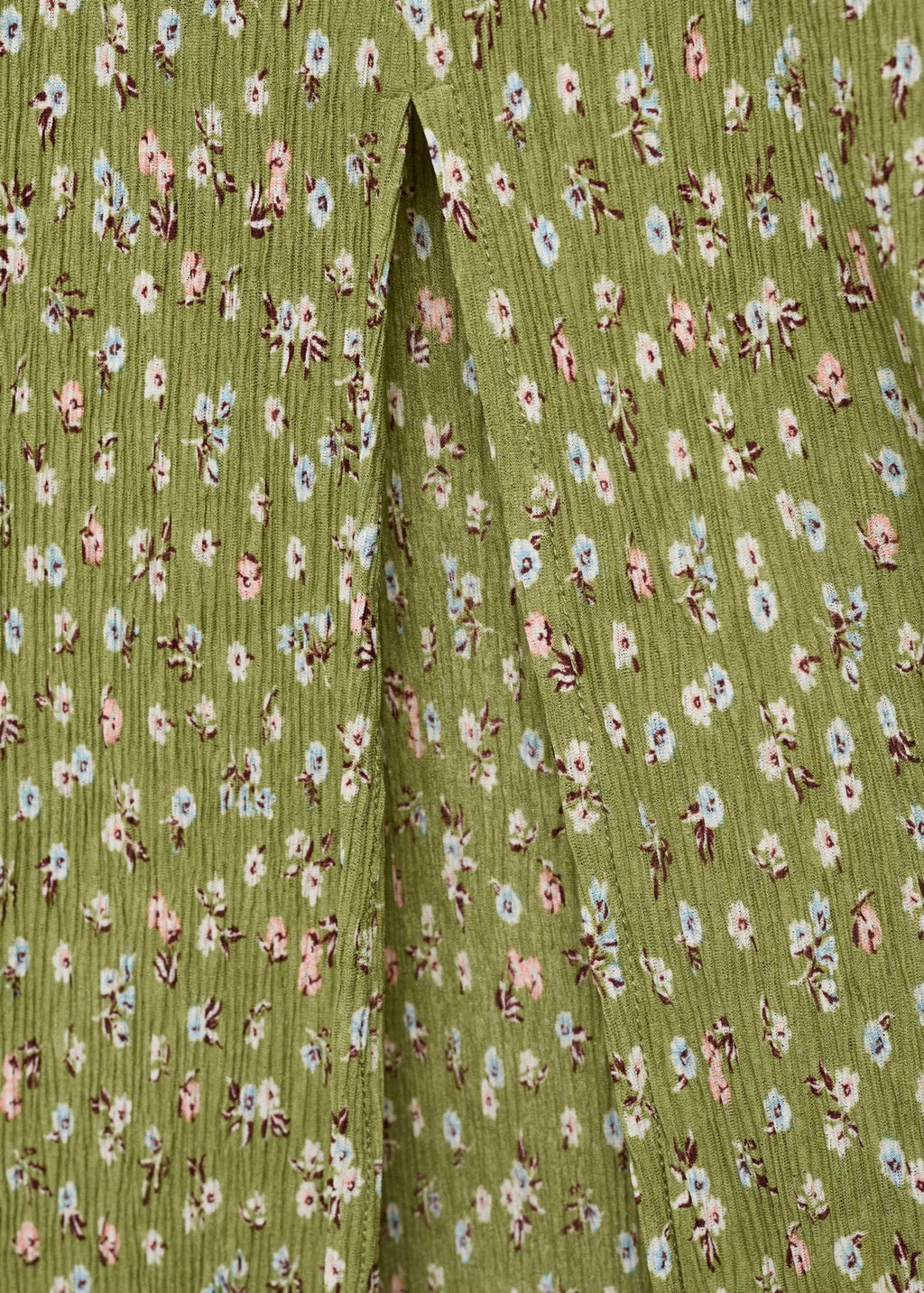 Robe Imprimée Fente Latérale