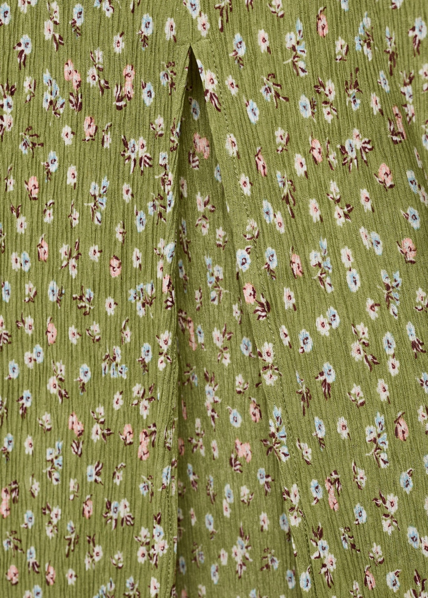 Robe Imprimée Fente Latérale