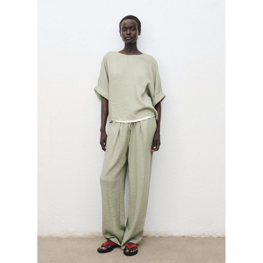 Pantalon Droit Texturé