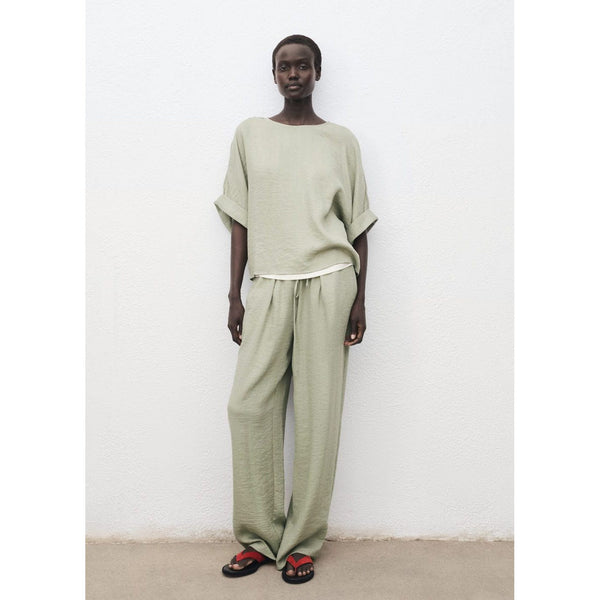 Pantalon Droit Texturé