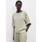 Pantalon Droit Texturé