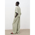 Pantalon Droit Texturé