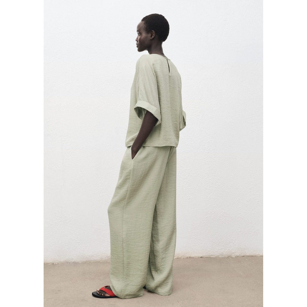 Pantalon Droit Texturé
