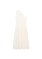Robe Tissu Combiné Asymétrique