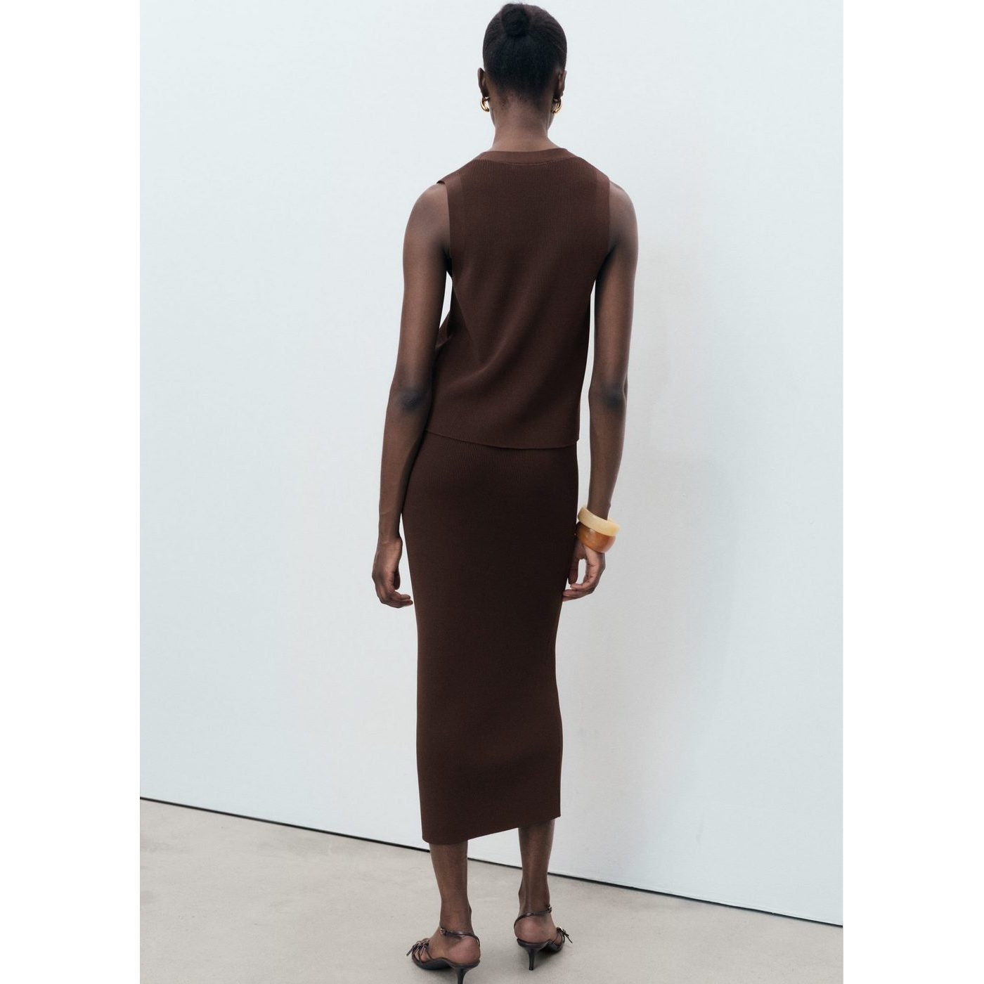 Jupe Midi Maille Fine