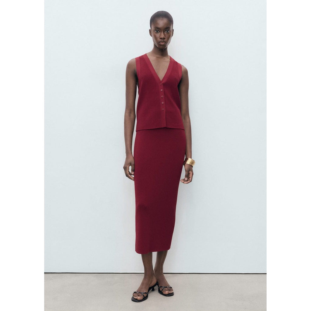 Jupe Midi Maille Fine