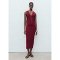 Jupe Midi Maille Fine